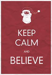 Image showing Keep Calm And Believe