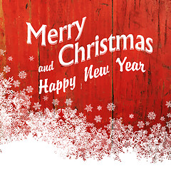 Image showing Christmas Red Background