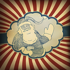 Image showing Santa Claus Retro Illustration