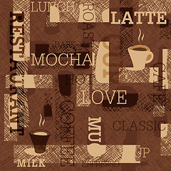 Image showing Coffee Seamless Background