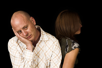 Image showing couple arguing