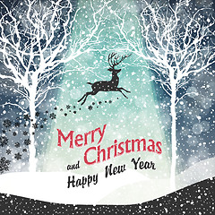 Image showing Merry Christmas Greeting Card