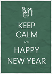 Image showing Keep Calm And Happy New Year