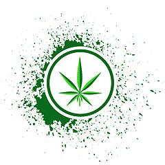 Image showing cannabis icon