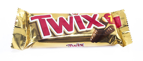 Image showing Twix chocolate bar