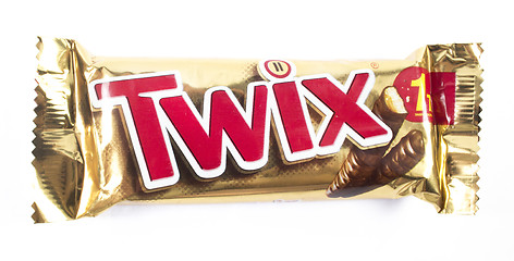 Image showing Twix chocolate bar