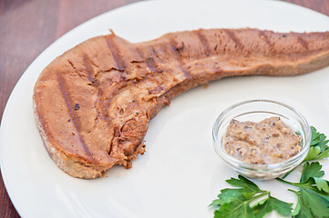 Image showing Boiled beef tongue