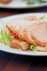 Image showing Chicken ceasar salad