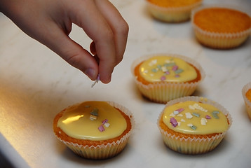Image showing Norwegian Muffins, Decorated # 01