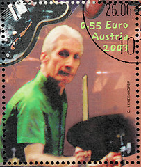 Image showing Charlie Watts Stamp