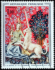 Image showing Unicorne Stamp