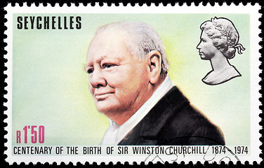 Image showing Churchill Stamp