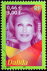 Image showing Dalida Stamp