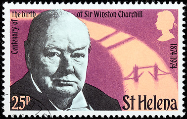 Image showing Churchill Stamp