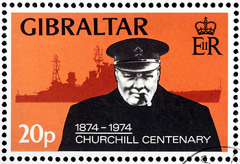 Image showing Churchill Stamp