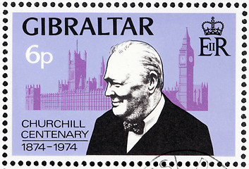 Image showing Churchill Stamp