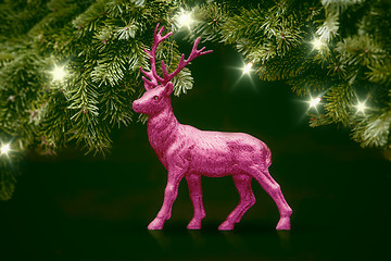 Image showing pink deer