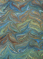 Image showing Renaissance/Victorian Marbled Paper 4