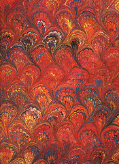 Image showing Renaissance/Victorian Marbled Paper 6