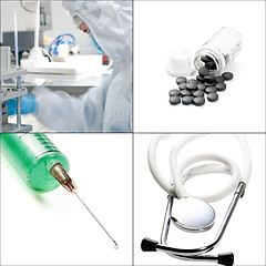 Image showing medical collage