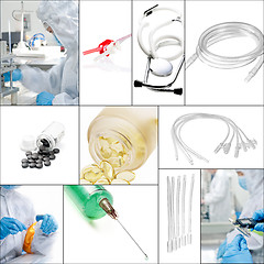 Image showing medical collage