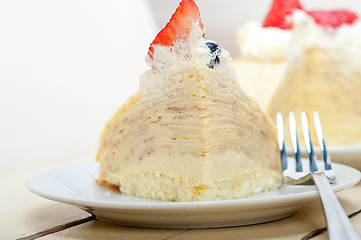 Image showing crepe pancake cake 