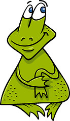 Image showing frog or toad cartoon illustration