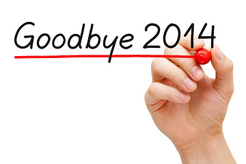 Image showing Goodbye 2014