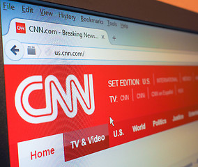 Image showing CNN Home Page