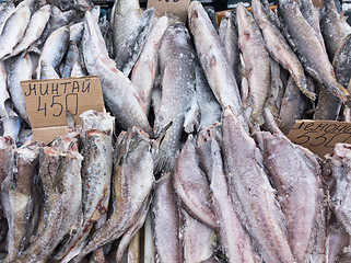 Image showing frozen fish