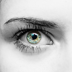 Image showing woman eye