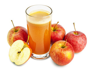 Image showing Apple Juice on a background