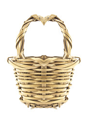 Image showing empty wicker basket 