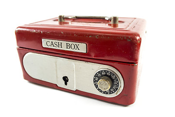 Image showing Red cash box 