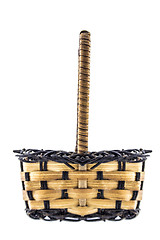 Image showing empty wicker basket 