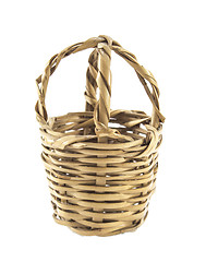 Image showing empty wicker basket 