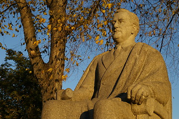 Image showing Statue of Franklin D Roosevelt.