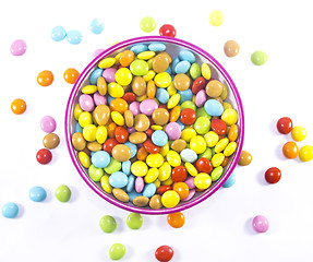 Image showing Colorful candies sweets 