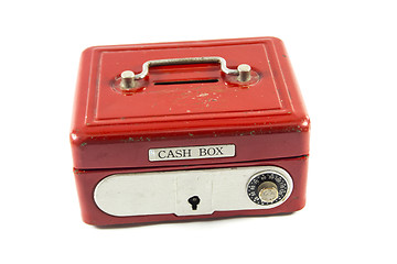 Image showing Red cash box 