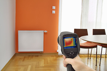 Image showing Radiator Thermal Image