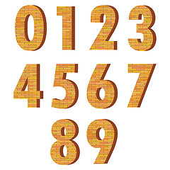 Image showing brick numbers