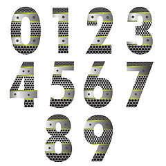 Image showing metal numbers