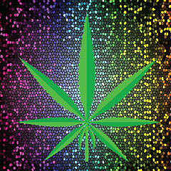 Image showing cannabis icon