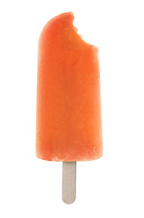 Image showing bite ice cream
