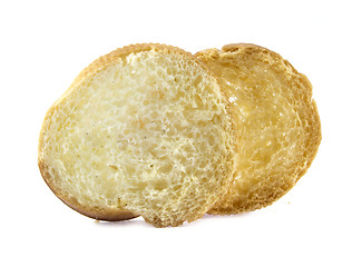 Image showing White bread slices