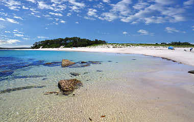 Image showing Looking back from Barnes Rocks Australia