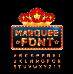 Image showing Retro font