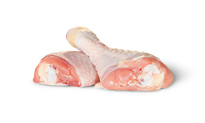 Image showing Two Raw Chicken Legs