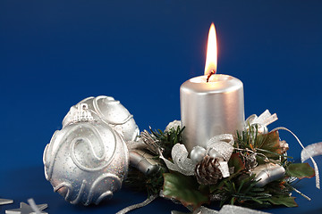 Image showing Christmas candle