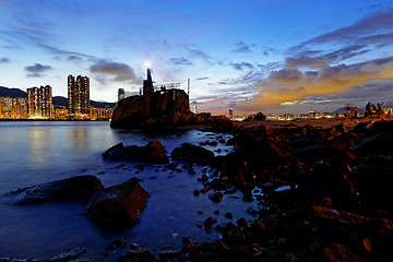 Image showing Hong Kong Sunset